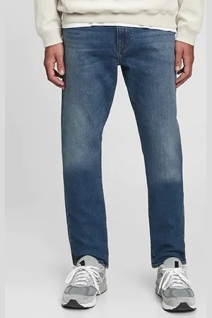 GAP Džíny slim straight faded medium - Pánské