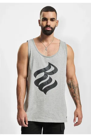 Rocawear Pánské tílko Basic šedé melanž/černé