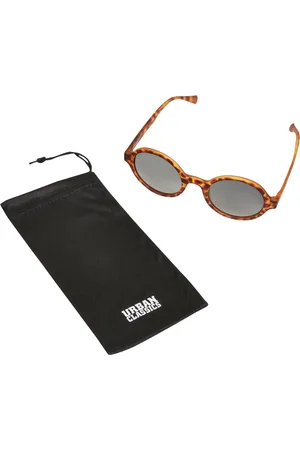 Urban classics Sluneční brýle Retro Funk UC hnědé leo/zelené
