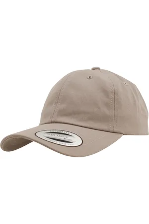 Flexfit Nízkoprofilový bavlněný kepr khaki