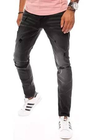 D-Street Černé pánské džíny slim fit