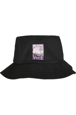 Merchcode Miami Vice Print Bucket Hat černý