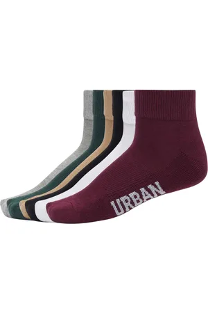 Urban classics Vysoké teniskové ponožky 6-balení zimní barvy