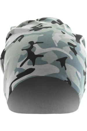 MSTRDS Potištěná Jersey Beanie camo/uhlová