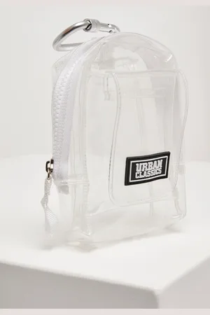 Urban classics Průhledná mini taška s průhledným háčkem