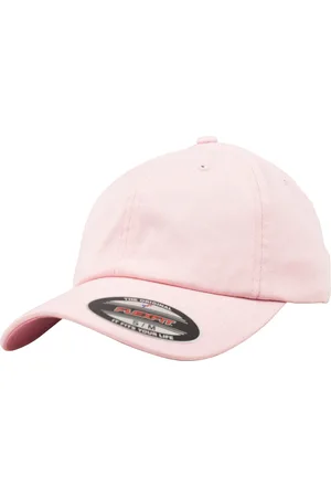 Flexfit Kšiltovka Cotton Twill Dad Cap růžová