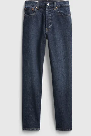 GAP Džíny high rise cheeky straight jeans with Washwell - Dámské