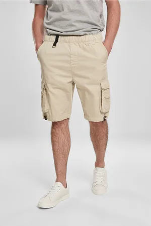 Urban classics Double Pocket Cargo Shorts betonové