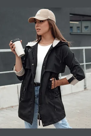 D-Street Kurtka parka damska STYLE QUEEN czarna