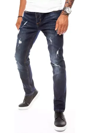 D-Street Tmavě modré pánské džíny slim fit