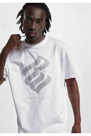 Rocawear Pánské tričko BigLogo - bílá/stříbrná