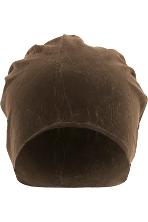 MSTRDS Stonewashed Jersey Beanie čokoláda