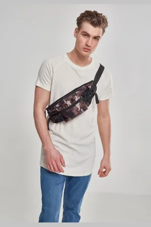 Urban classics Nylonová bederní taška blk/browncamo