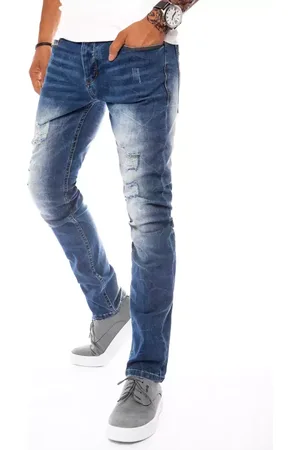 D-Street Modré pánské džíny slim fit