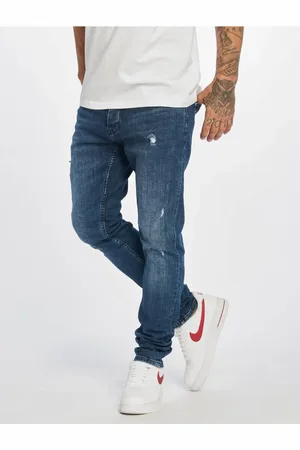 DEF Pánské džíny Skom Slim Fit modré