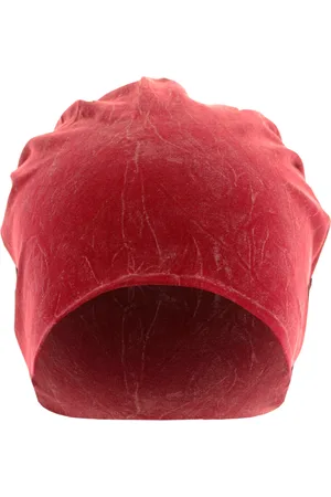 MSTRDS Stonewashed Jersey Beanie kaštanové barvy