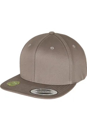 Flexfit Bio bavlna Snapback světle šedá