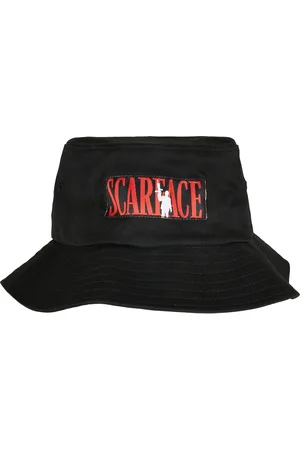 Merchcode Klobouk Scarface Logo Bucket černý