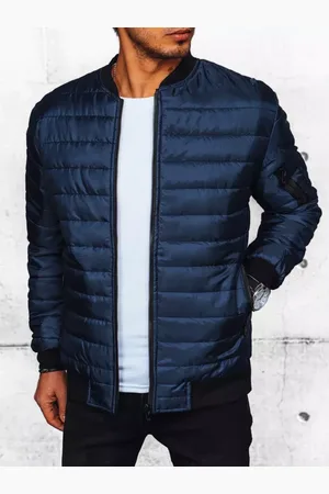D-Street Pánská bunda prošívaná bomber jacket tmavě