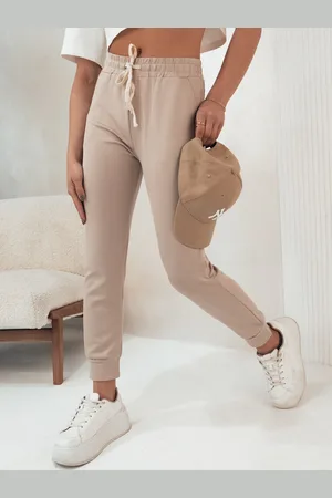 D-Street Dámské kalhoty teplákové ELLEN Barva Khaki