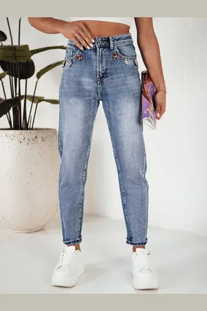 D-Street Dámské džíny mom fit MOM Barva