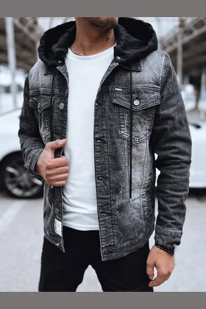 D-Street Kurtka męska jeansowa czarna