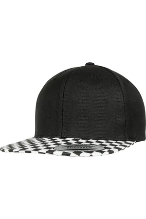 Flexfit Šachovnicový Snapback černo/bílý