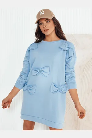 D-Street Mini šaty GASTOR Barva blankytná modř