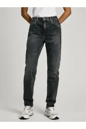 Pepe Jeans Černé dámské straight fit džíny - Dámské