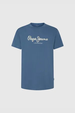 Pepe Jeans Modré pánské tričko - Pánské