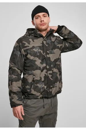 Brandit Větrovka s předním zipem darkcamo