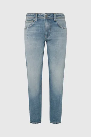 Pepe Jeans Světle modré pánské straight fit džíny Jeans - Pánské