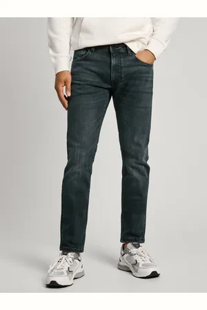 Pepe Jeans Tmavě modré pánské straight fit džíny Jeans - Pánské