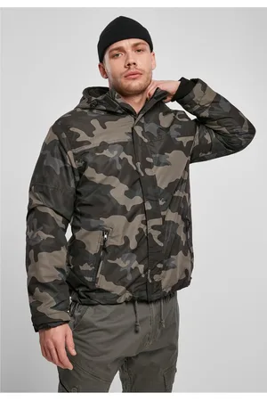 Brandit Větrovka s předním zipem darkcamo