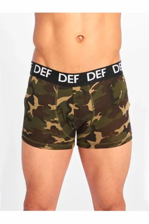 DEF Dong Boxershorts zelené kamufláže