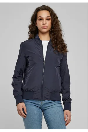 Urban classics Dámská bunda Light Bomber v námořnickém provedení