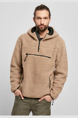 Brandit Teddyfleece Worker Pullover Jacket camel
