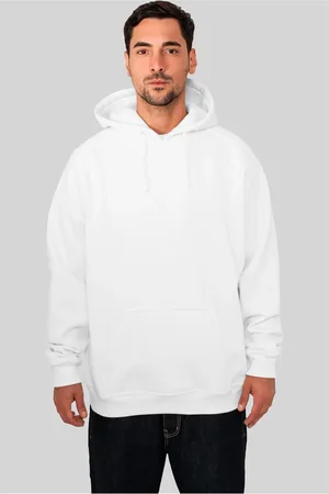 Urban classics Prázdné Hoody bílé