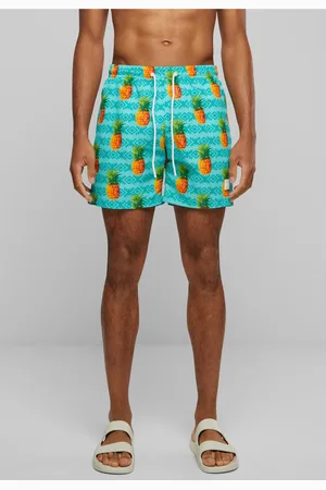 Urban classics Vzor plavecké šortky ananas aop