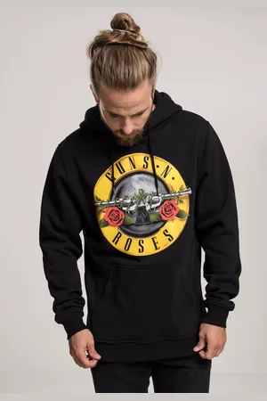 Merchcode Černá kapuce s logem Guns n