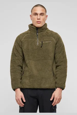 Brandit Olivový Teddyfleece Troyer