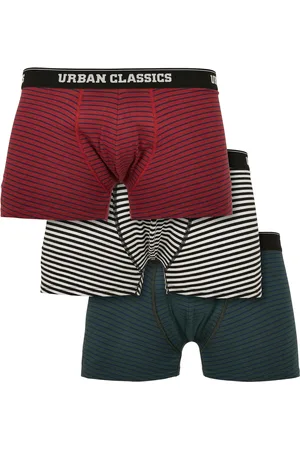 Urban classics Boxerky 3-balení btlgrn/dkblu+bur/dkblu+wht/blk