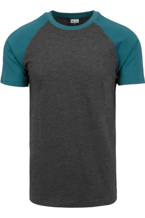 Urban classics Raglan Contrast Tee uhl/zelenozelená