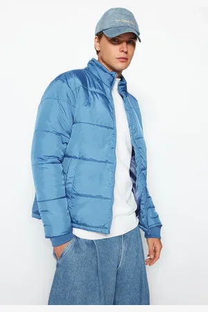 Trendyol Petrol Regular Fit Vodě a větru odolná Puffer Zimní bunda