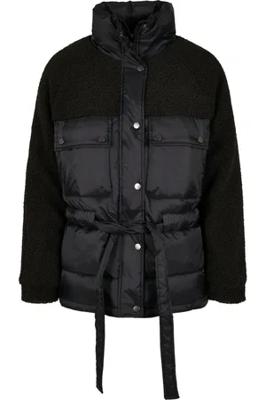 Urban classics Dámská bunda Sherpa Mix Puffer Jacket