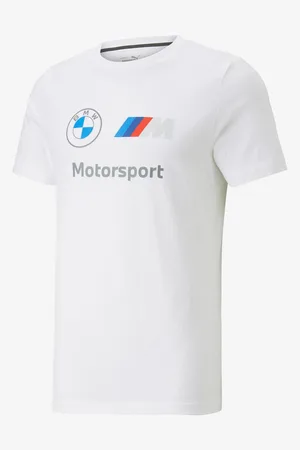 PUMA Bílé pánské tričko BMW MMS - Pánské