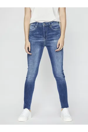 Pepe Jeans Modré dámské slim fit džíny Dion - Dámské