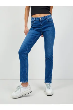 Replay Modré dámské slim fit džíny Faaby - Dámské