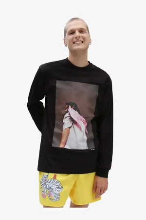 Vans Černé pánské tričko s potiskem Pride - Pánské