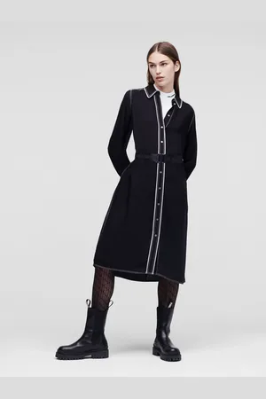 Karl Lagerfeld Černé košilové šaty - Dámské